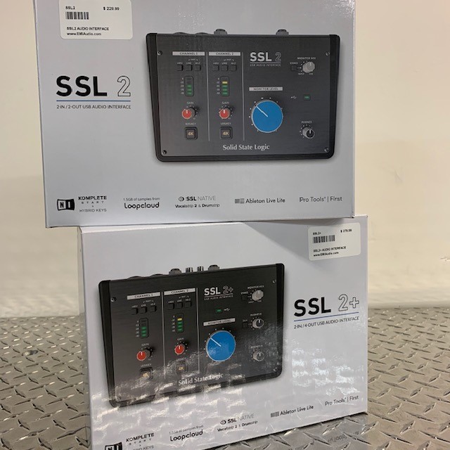 Solid State Logic SSL2 and the SSL 2+ Audio Interfaces! - EMI Audio