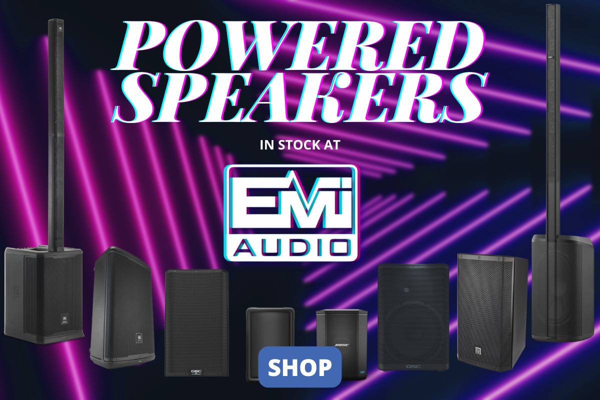Powered Speakers at EMI Audio